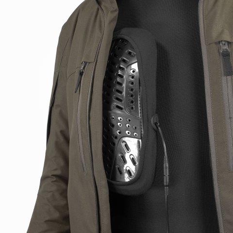 EK-307 12V ヒーティングインナー チェスト&バック パッド ブラック Freeサイズ 08-307 コミネ