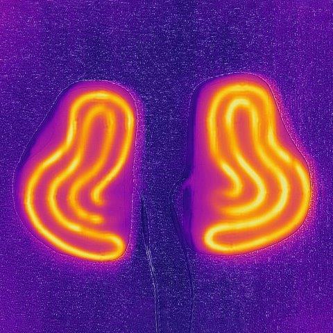 EK-307 12V ヒーティングインナー チェスト&バック パッド ブラック Freeサイズ 08-307 コミネ