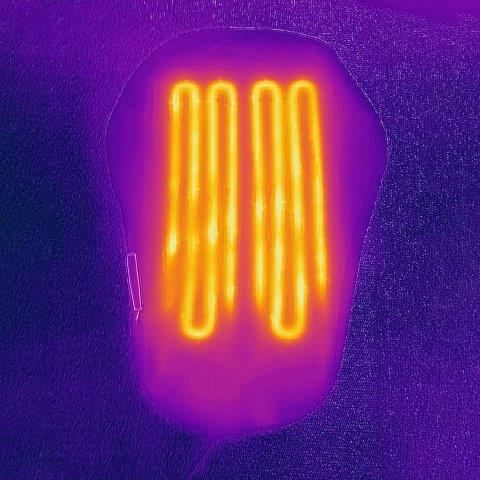 取寄 EK-307 12V ヒーティングインナー チェスト&バック パッド ブラック Freeサイズ 08-307 コミネ