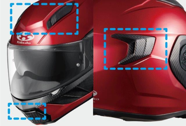 RYUKI/リュウキ システムヘルメット ブラックメタリック XLサイズ OGK KABUTO