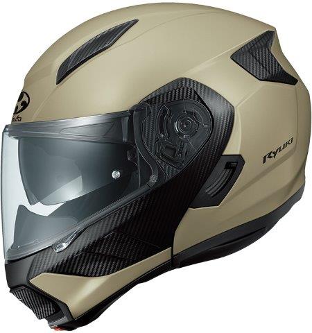 取寄 RYUKI/リュウキ システムヘルメット フラットコヨーテ XL