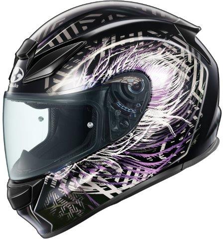 シューマ プルーム ブラックパープル Sサイズ SHUMA PLUME OGK KABUTO