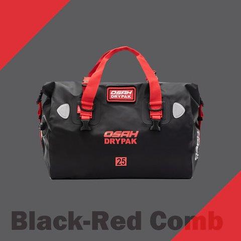 ユニバーサル 25L ドリフトダッフルバッグ ブラック/レッド DB-200 オサドライパック