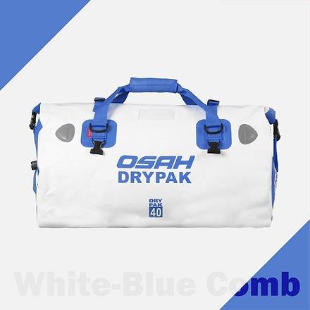 ユニバーサル 40L ドリフトダッフルバッグ ホワイト/ブルー DB-400 オサドライパック