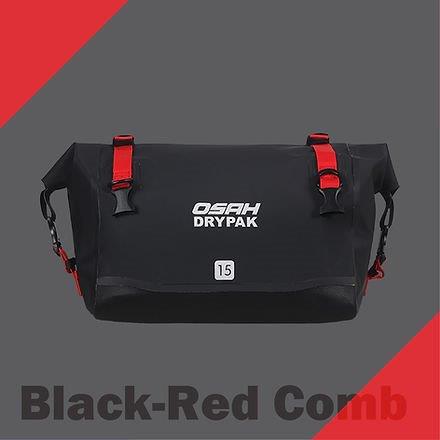 取寄 15L メッセンジャーバッグ ブラック/レッド GBM-200 オサドライパック