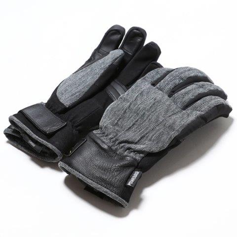 アーバンスタイルウインターグローブ ヘリンボーンブラック XSサイズ PG-24251 パワーエイジ