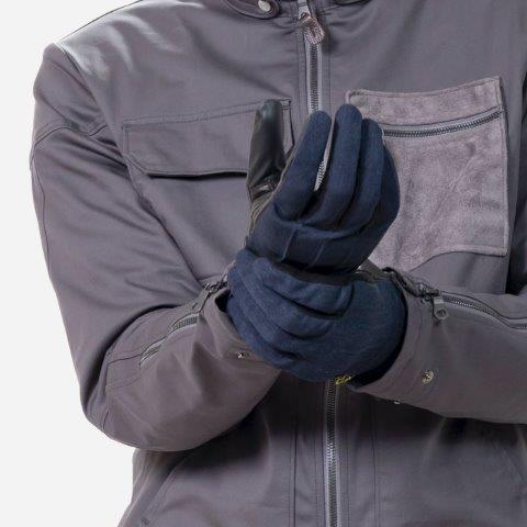 取寄 アーバンスタイルサマーグローブ ヘリンボーンネイビー Sサイズ PG-25152 パワーエイジ