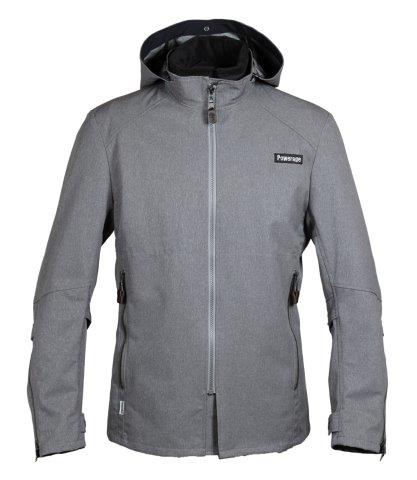 取寄 ウォーターレジストオルウェイズパーカー グレー Mサイズ PJ-23301 パワーエイジ