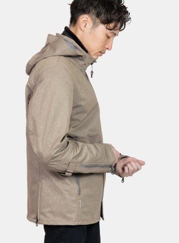 ウォーターレジストオルウェイズパーカー グレー XLサイズ PJ-23301 パワーエイジ