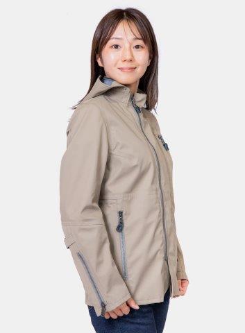 取寄 UNWETオルウェイズパーカー ベージュ WM(レディースM)サイズ PJ-23303 パワーエイジ