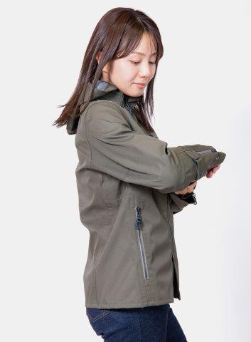 取寄 UNWETオルウェイズパーカー ベージュ WM(レディースM)サイズ PJ-23303 パワーエイジ