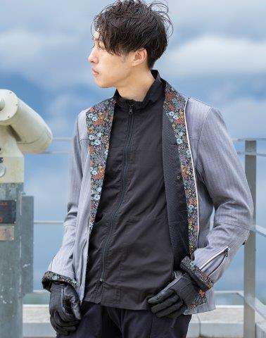 取寄 アーバンサマーライダース ヘリンボーングレー Lサイズ PJ-24108 パワーエイジ