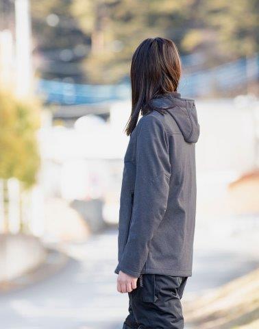 取寄 イージーライドウォームパーカー ブラック WSサイズ PJ-24208 パワーエイジ