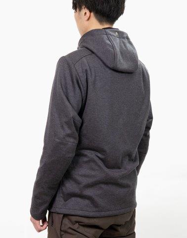 取寄 イージーライドウォームパーカー グレー XLサイズ PJ-24208 パワーエイジ