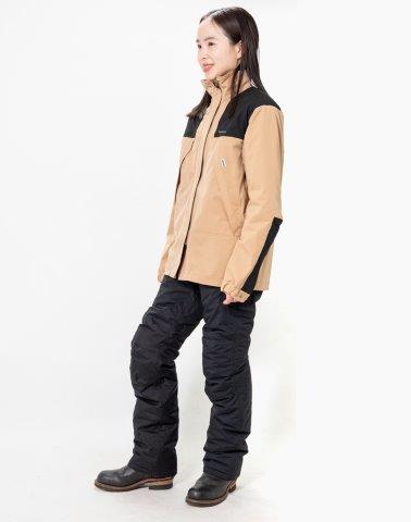 取寄 ウインドストップライトジャケット ブラック/オリーブ WLサイズ PJ-24209 パワーエイジ