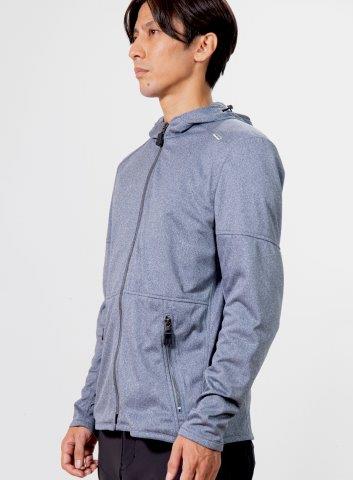 取寄 イージーライドパーカー グレー Mサイズ PJ-25103 パワーエイジ