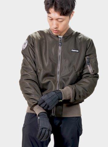 取寄 MA-1サマーライダース ブラック XXXLサイズ PJ-25109 パワーエイジ