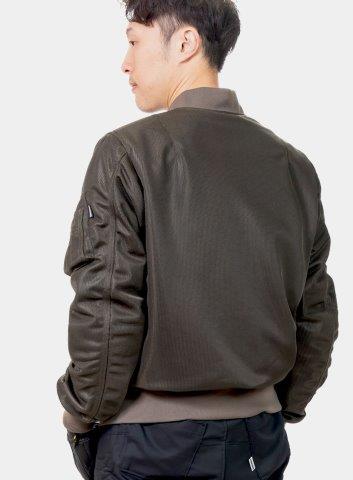 MA-1サマーライダース グレー Mサイズ PJ-25109 パワーエイジ