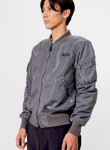 取寄 MA-1サマーライダース ブラック Mサイズ PJ-25109 パワーエイジ