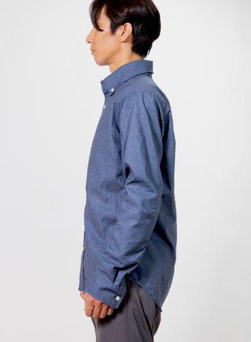 取寄 イージーライドシャツ ダンガリー Mサイズ PJ-25110 パワーエイジ