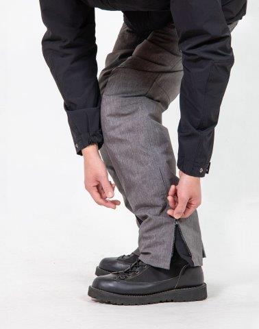 取寄 ウォータープルーフウォームパンツ オフブラック XXLサイズ PP-24232 パワーエイジ