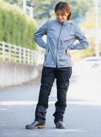 取寄 アーリーライダースパンツ ブラック WM(レディースM)サイズ PP-25132 パワーエイジ