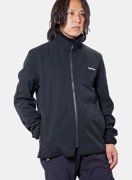 ウインドストップウォームインナージャケット ブラック XLサイズ PWI0004Z パワーエイジ