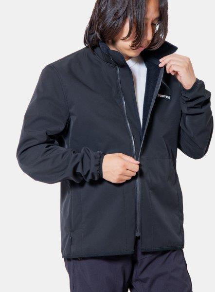 取寄 ウインドストップウォームインナージャケット ブラック XXLサイズ PWI0004Z パワーエイジ