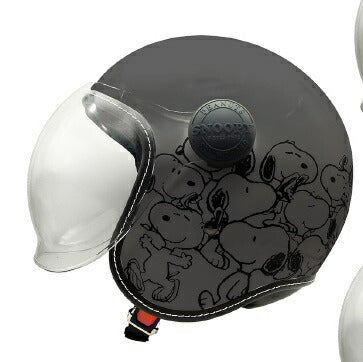 ジェットシールドヘルメット SNOOPY CARNIVAL マットグレー 57-58cm SNJ-116 AXS