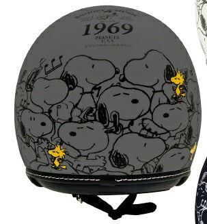 ジェットシールドヘルメット SNOOPY CARNIVAL マットグレー 57-58cm SNJ-116 AXS