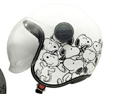 ジェットシールドヘルメット SNOOPY CARNIVAL ホワイト 57-58cm SNJ-117 AXS