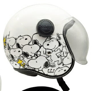 ジェットシールドヘルメット SNOOPY CARNIVAL ホワイト 57-58cm SNJ-117 AXS