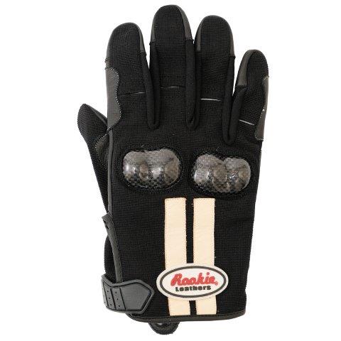 ライディングメッシュグローブ ブラック M RLG006S ルーキー