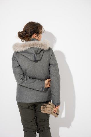 ミリタリーウィンタージャケット トップグレー M+サイズ ROJ1001 ロッソスタイルラボ