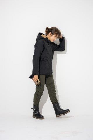 ボアウィンタージャケット ダークベージュ L+サイズ ROJ1003 ロッソスタイルラボ