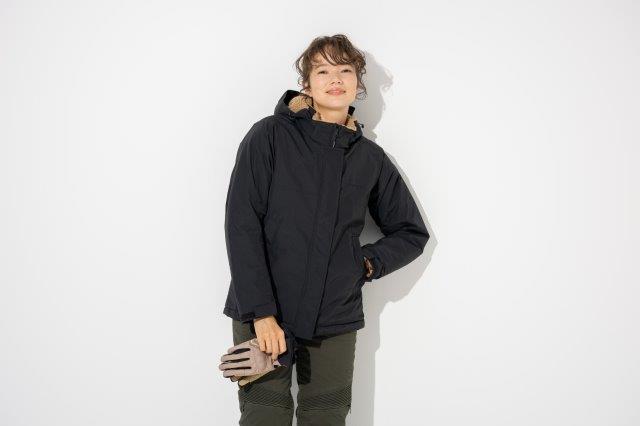 取寄 ボアウィンタージャケット ダークベージュ Mサイズ ROJ1003 ロッソスタイルラボ