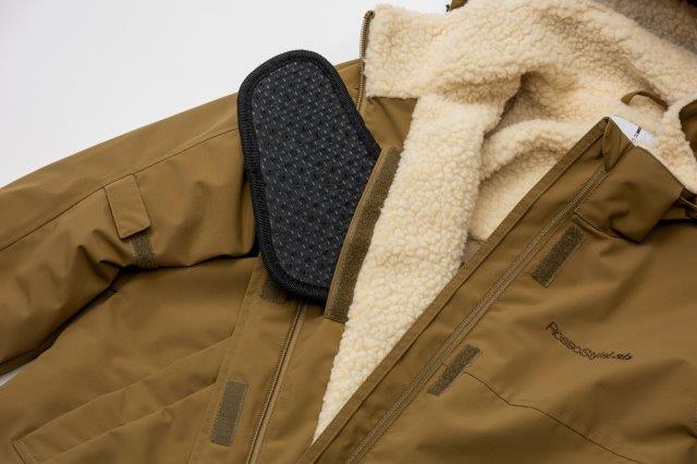 ボアウィンタージャケット ブラック Lサイズ ROJ1003 ロッソスタイルラボ