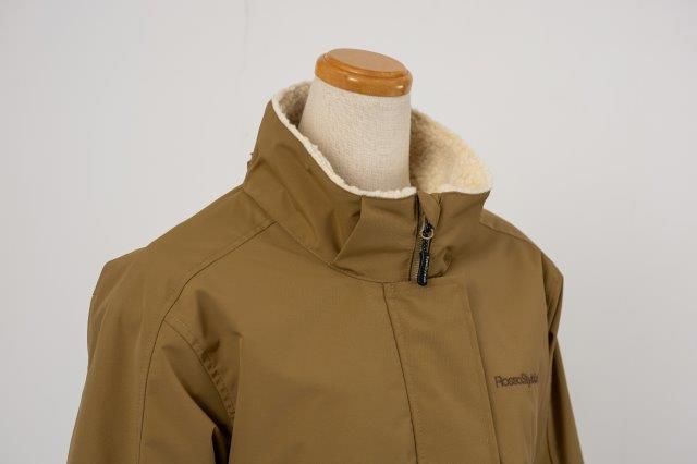 取寄 ボアウィンタージャケット ダークベージュ Sサイズ ROJ1003 ロッソスタイルラボ
