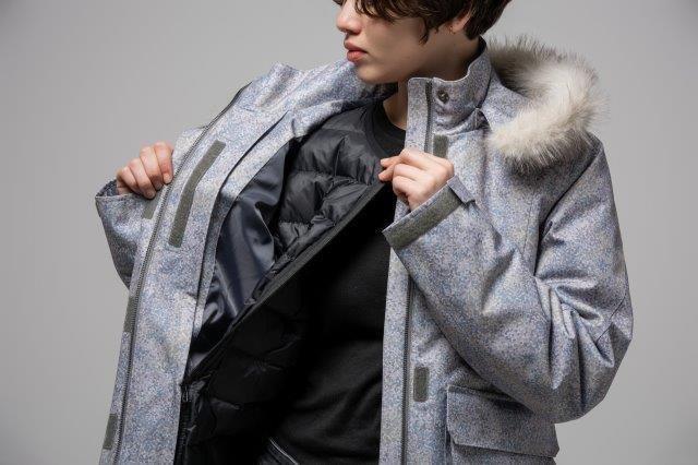 取寄 ミリタリーウィンタージャケット トップグレー Lサイズ ROJ1004 ロッソスタイルラボ