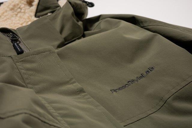 取寄 ボアウィンタージャケット オフホワイト Sサイズ ROJ1006 ロッソスタイルラボ