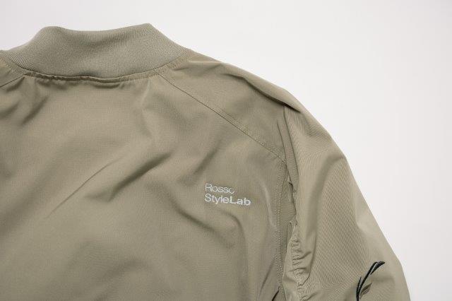 ライトミリタリージャケット カーキ L+サイズ ROJ1007 ロッソスタイルラボ