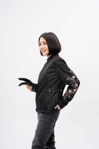 取寄 スタイルアップメッシュジャケット アイボリー L+サイズ ROJ125 ロッソスタイルラボ