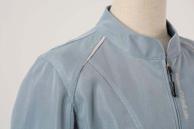 取寄 ライダースメッシュジャケット ライトブルー Lサイズ ROJ126 ロッソスタイルラボ