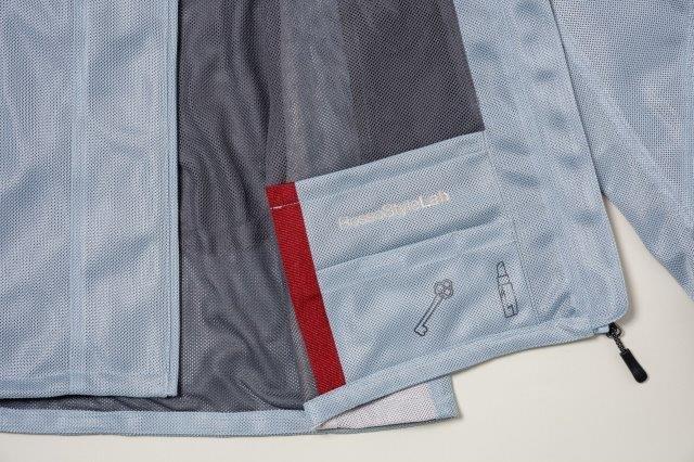 取寄 ライダースメッシュジャケット ライトグレー Lサイズ ROJ126 ロッソスタイルラボ