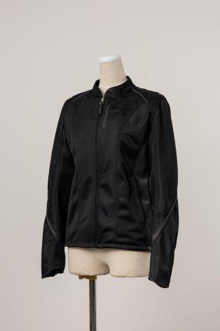 ライダースメッシュジャケット ブラック Lサイズ ROJ126 ロッソスタイルラボ