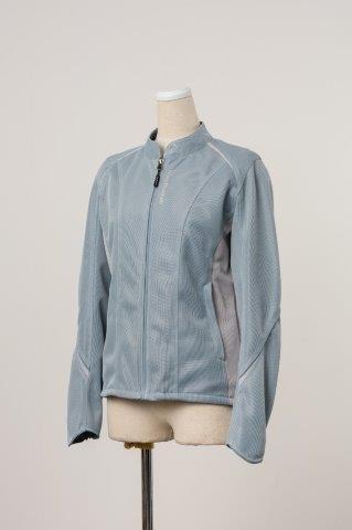 取寄 ライダースメッシュジャケット ライトブルー Sサイズ ROJ126 ロッソスタイルラボ