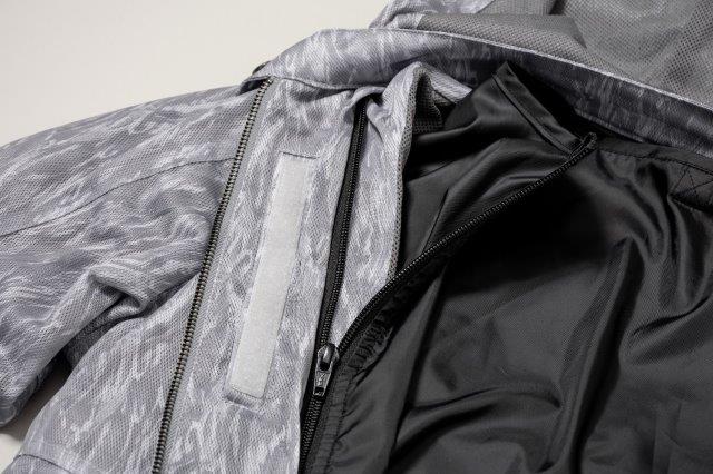 取寄 フードメッシュジャケット フェザーグレー Mサイズ ROJ127 ロッソスタイルラボ