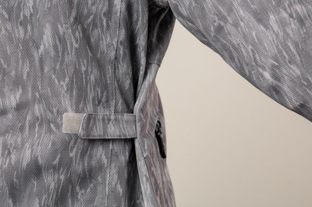 フードメッシュジャケット ライトグレー L+サイズ ROJ127 ロッソスタイルラボ