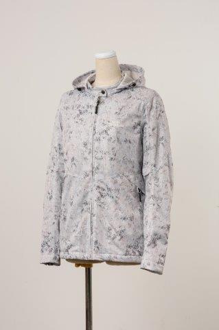 取寄 フードメッシュジャケット ペールグレー L+サイズ ROJ127 ロッソスタイルラボ