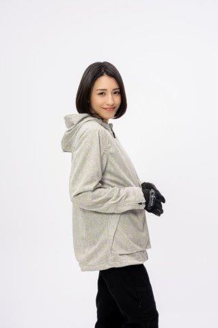 フーディーメッシュブルゾン I.グレー Mサイズ ROJ128 ロッソスタイルラボ